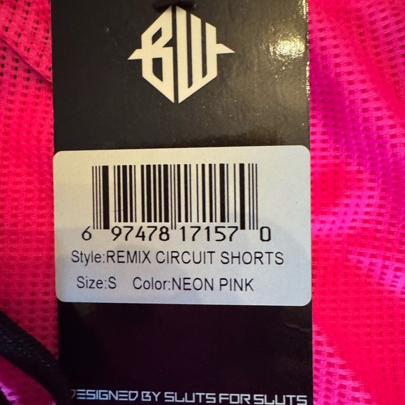 New with tags pink mesh breed well shorts - Picture 2 of 3